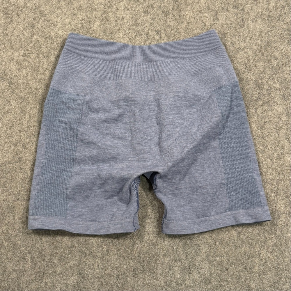 Alphalete French Blue Amplify Ruched Activewear Bike Shorts‎ Women's Size XS